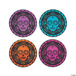 Day of the Dead Metallic Plates 7″ by Fun Express from Instaballoons