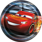 Disney Cars 3 Paper Plates 9″ by Unique from Instaballoons