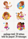 Disney Fancy Nancy Tattoos by Unique from Instaballoons