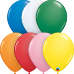 Surtido Estándar con Globos de Látex Blancos de 9″ (100)