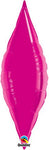 Fuchsia Taper 27″ Foil Balloon by Qualatex from Instaballoons