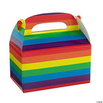 Fun Express Rainbow Treat Boxes 6.25″ x 3.5″ x 6″ (12 count)