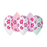 Gorgeous Hibiscus Printed 13″ Latex Balloons by Gemar from Instaballoons