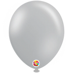 Gray 12″ Latex Balloons by Balloonia from Instaballoons