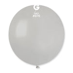 Grey 19″ Latex Balloons by Gemar from Instaballoons