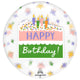 Happy Birthday Cake Slice Clearz 18″ Balloon