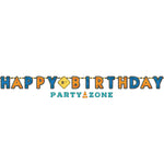 Happy Birthday Construction Banner Kit by Amscan from Instaballoons