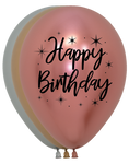 Happy Birthday Reflex Deluxe 11″ Latex Balloons by Betallic from Instaballoons