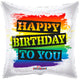 Happy Birthday To You Rainbow 18″ Balloon