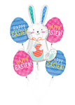 Happy Easter Funny Bunny Foil Balloon by Anagram from Instaballoons