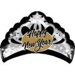 Happy New Year Tiara 27″ Foil Balloon by Anagram from Instaballoons