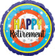 Happy Retirement Circles 18″ Balloon