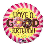 Have a Good Birthday Donuts 18″ Foil Balloon by Betallic from Instaballoons