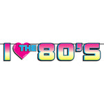 I Love the 80's Streamer 7″ x 6′ by Beistle from Instaballoons