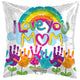 I Love You Mom Handprints 9″ Balloon