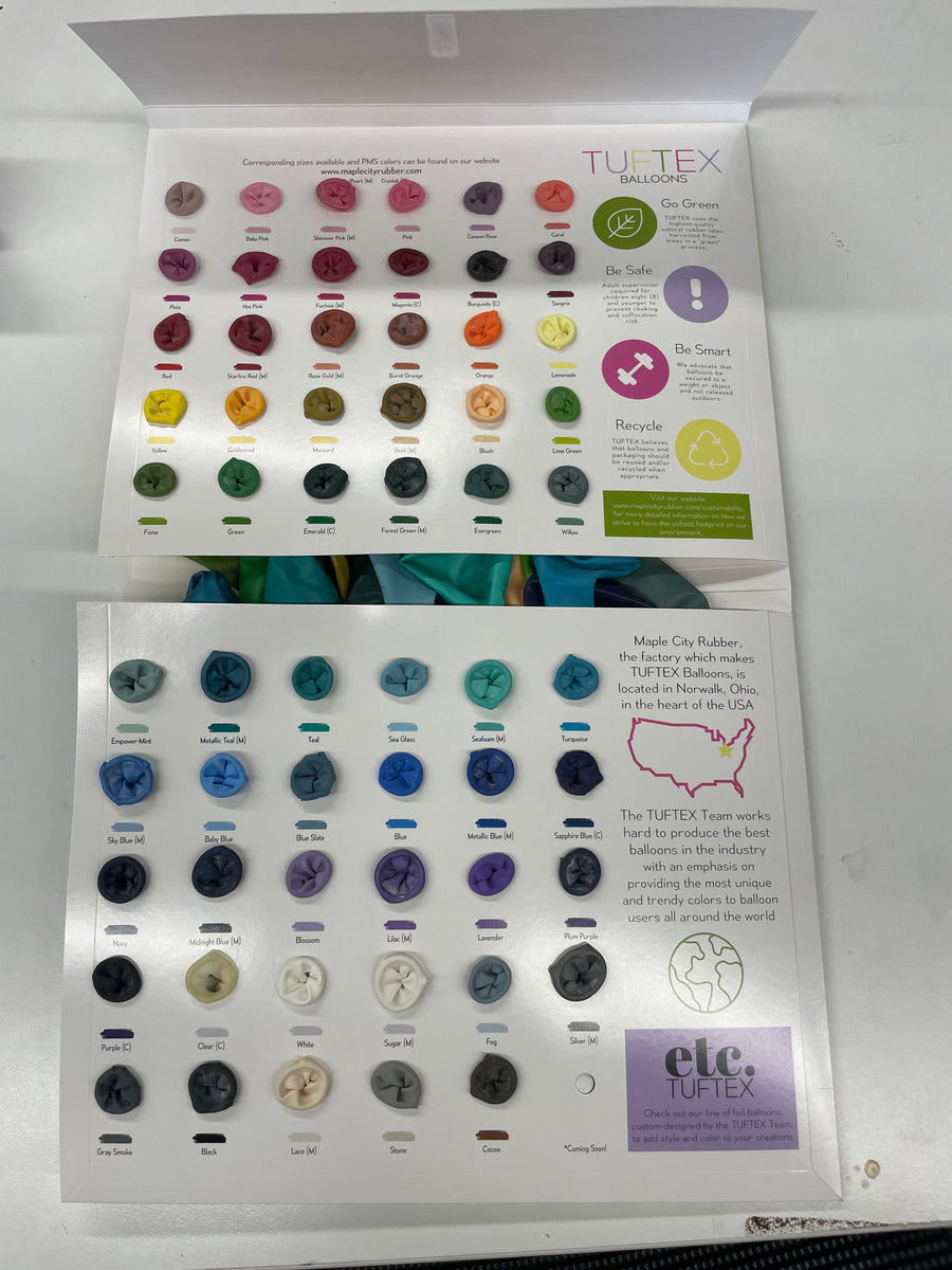TUFTEX Latex Color Portfolio instaballoons Wholesale
