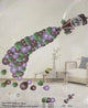 Red Wine Grape Colors Balloon Garland Kit