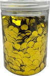 Imported Metallic Confetti Jar - Gold 1.5cm