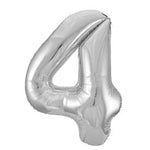 Imported Mylar & Foil #4 Silver 34″ Balloon
