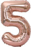 Imported Mylar & Foil #5 Rose Gold 34″ Balloon