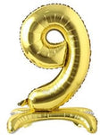 Imported Mylar & Foil #9 Gold Standing 28″ Balloon