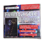 Imported Mylar & Foil Fantastic Clear Balloon with 30 Lights on a String