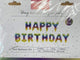Happy Birthday 16″ Rainbow Balloon Banner Set