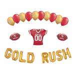 GOLD RUSH San Francisco 49ers Game Day Balloon Package