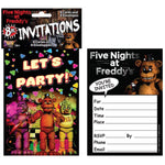 instaballoons Party Supplies 5 Nights at Freddys Invitations  (8 count)
