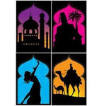 instaballoons Party Supplies Arabian Nights Silhouettes (4 count)