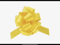 instaballoons Party Supplies Pull Bows YELLOW (10 count)