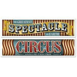 instaballoons Party Supplies Vintage Circus Banners (2 count)