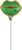 Kiss Lips St. Patrick's Day Green (Requires heat-sealing) 14″ Foil Balloon by Anagram from Instaballoons