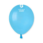 Light Blue 5″ Latex Balloons by Gemar from Instaballoons