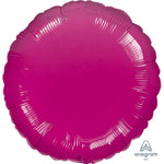 Metallic Fuchsia Round Circle 18″ Foil Balloon by Anagram from Instaballoons