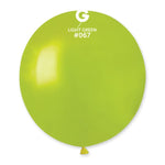 Metallic Light Green 19″ Latex Balloons by Gemar from Instaballoons