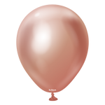 Mirror Rose Gold 12″ Latex Balloons by Kalisan from Instaballoons