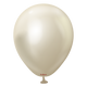 Globos de látex de 12″ de oro blanco espejo (50 unidades)