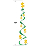 Money Dollar Sign $ Whirls by Beistle from Instaballoons