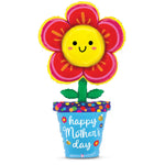 Mother's Day Flower Pot 59″ Foil Balloon by Betallic from Instaballoons