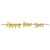 New Year's Gold Ribbon Letter Banner by Amscan from Instaballoons