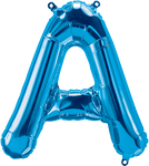 Northstar Mylar & Foil Blue Letter A 16" Balloon