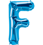 Blue Letter F 34" Balloon