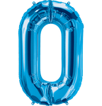 Northstar Mylar & Foil Blue Letter O 34" Balloon