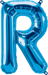 Northstar Mylar & Foil Blue Letter R 16" Balloon