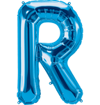 Northstar Mylar & Foil Blue Letter R 34" Balloon