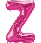 Northstar Mylar & Foil Magenta Letter Z 34" Balloon