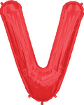 Red Letter V 34″ Balloon