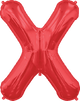 Red Letter X 34″ Balloon
