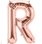 Rose Gold Letter R 34" Balloon